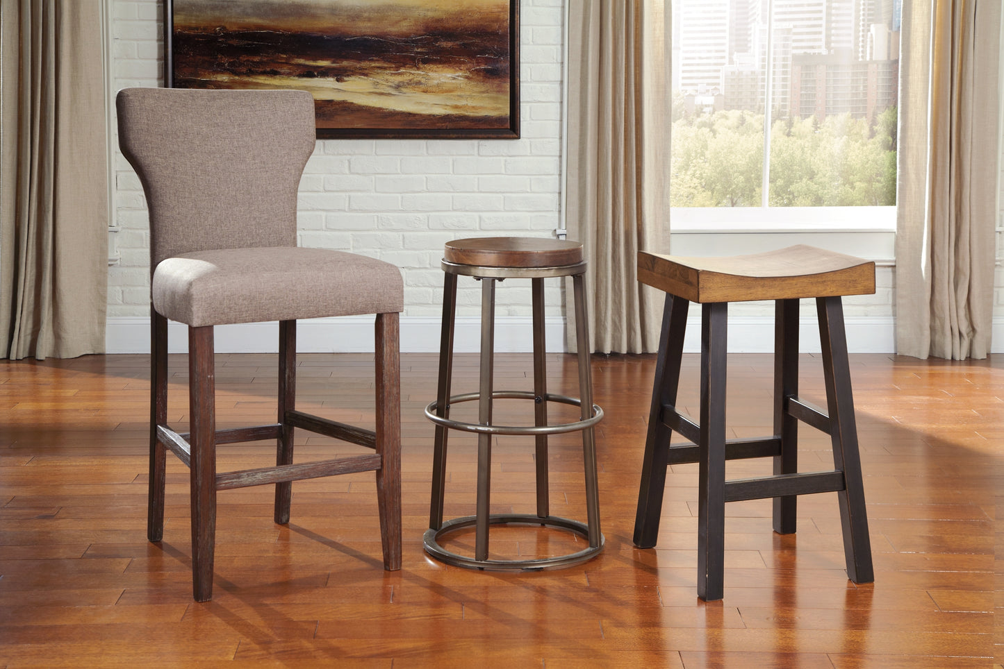 Ashley Express - Glosco Stool (2/CN)