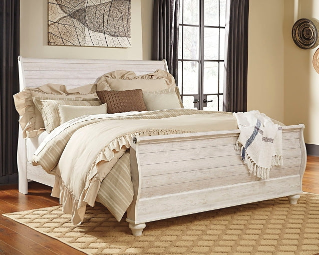 Willowton  Sleigh Bed