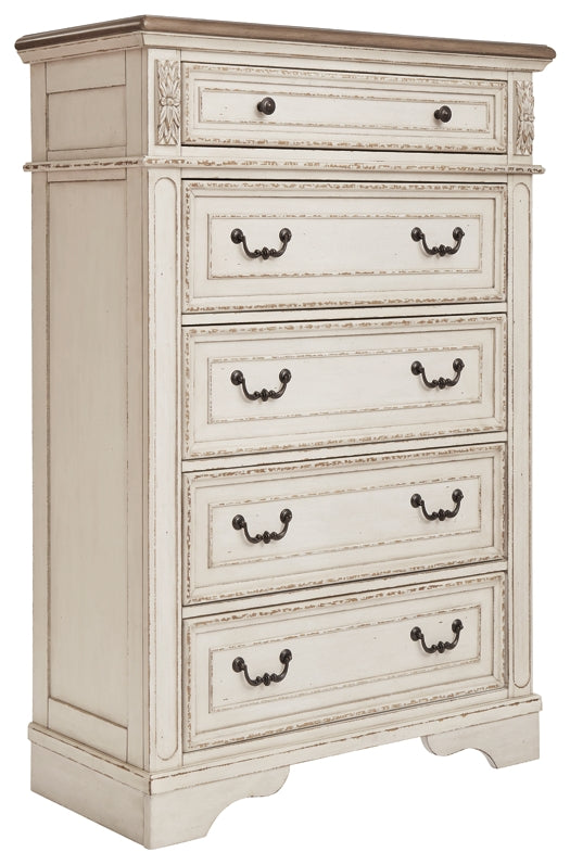 Realyn Five Drawer Chest