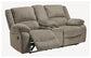 Draycoll DBL Rec Loveseat w/Console