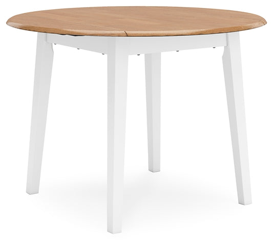 Ashley Express - Gesthaven Round DRM Drop Leaf Table