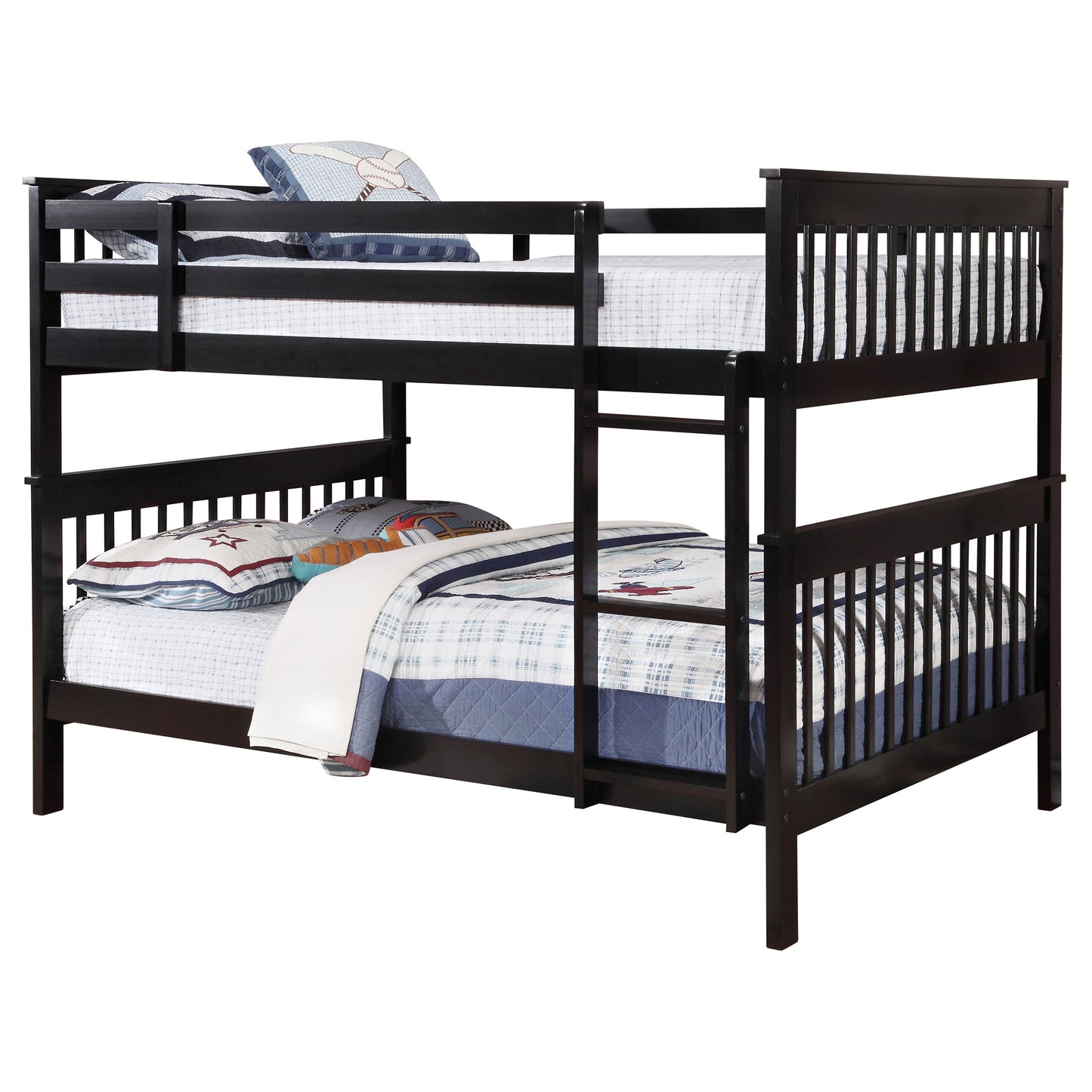 Chapman Wood Full Over Full Bunk Bed Black