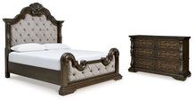 Load image into Gallery viewer, Maylee Queen Upholstered Bed with Dresser
