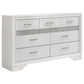 Miranda 5-piece Full Bedroom Set White