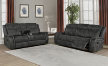 Load image into Gallery viewer, Lawrence 2-piece Upholstered Reclining Sofa Set Charcoal
