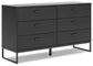 Ashley Express - Socalle Full Panel Headboard with Dresser and 2 Nightstands