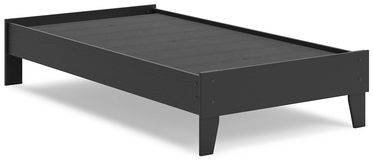 Ashley Express - Socalle Twin Platform Bed with Dresser, Chest and 2 Nightstands