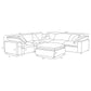 Raleigh 6-piece Boucle Upholstered Modular Sectional Ivory