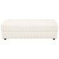 Emberson Upholstered Rectangular Storage Ottoman Ivory