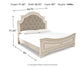 Realyn  Upholstered Panel Bed