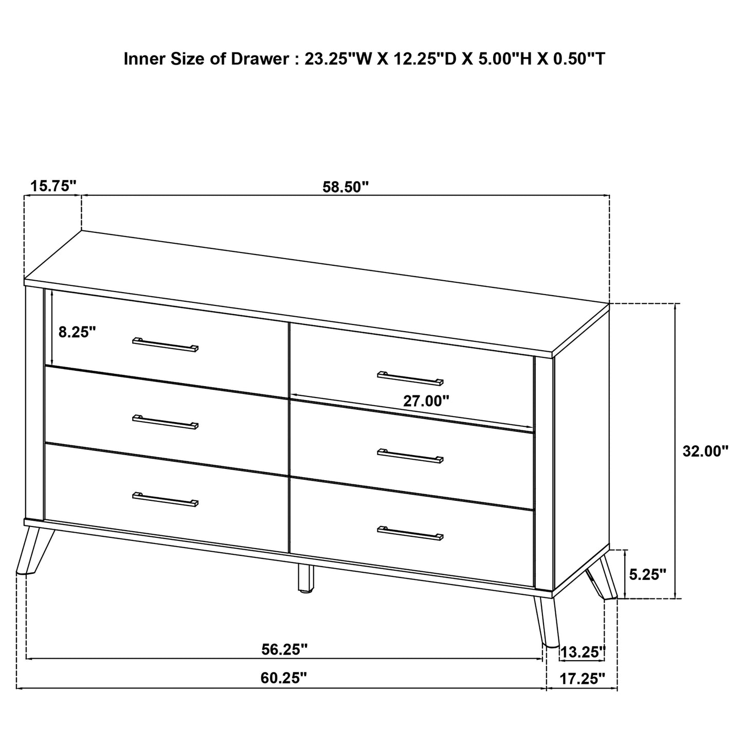 Kaywood 5-piece Full Bedroom Set Natural Pine