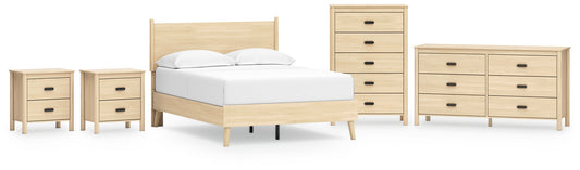 Ashley Express - Cabinella Full Platform Panel Bed with Dresser, Chest and 2 Nightstands