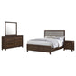 Welsley 4-piece Queen Bedroom Set Walnut