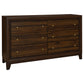 Welsley 5-piece Queen Bedroom Set Walnut