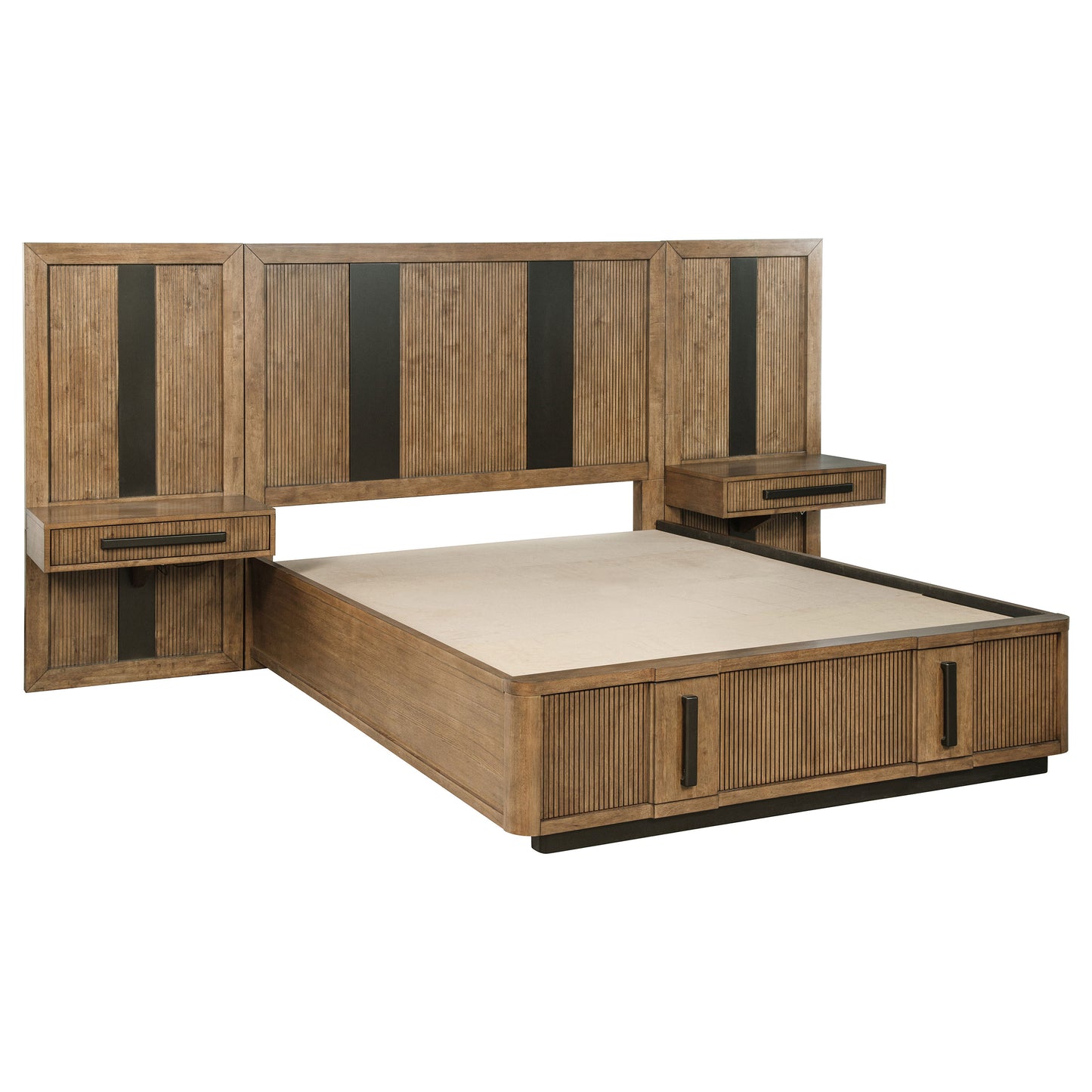 Terrace 5-piece California King Panel Bedroom Set Ash Brown