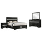 Miranda 4-piece Queen Bedroom Set Black