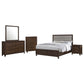 Welsley 5-piece California King Bedroom Set Walnut