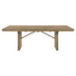 Adina 89-inch Extension Dining Table Distressed Light Brown