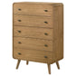 Robyn 5-drawer Bedroom Chest of Drawers Light Ash