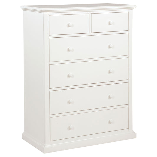 Sumerlin 6-drawer Bedroom Chest of Drawers White