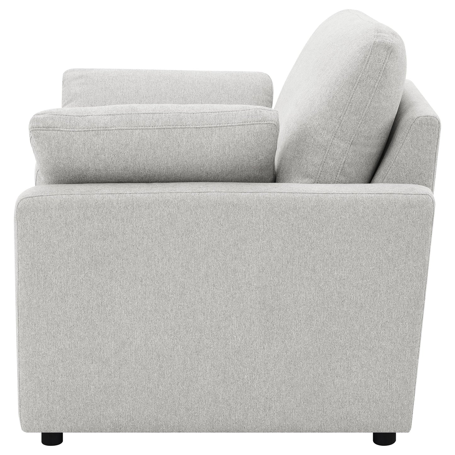 Collins Upholstered Power Recliner Chair Grey