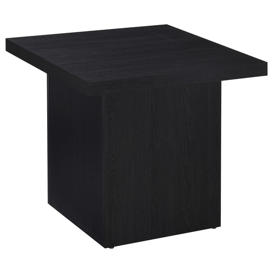 Max 3-piece Rectangular Coffee and End Table Set Black