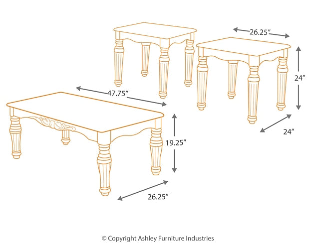 Ashley Express - North Shore Occasional Table Set (3/CN)