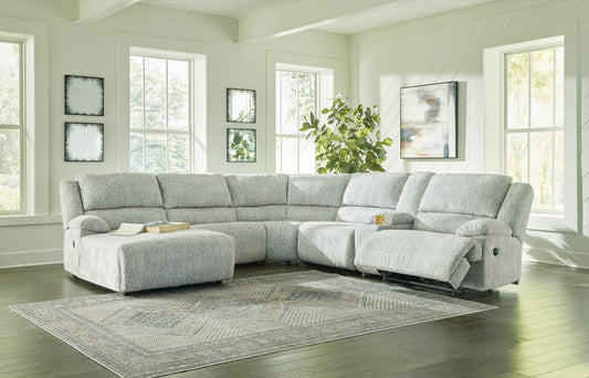 McClelland 6-Piece Reclining Sectional with Chaise