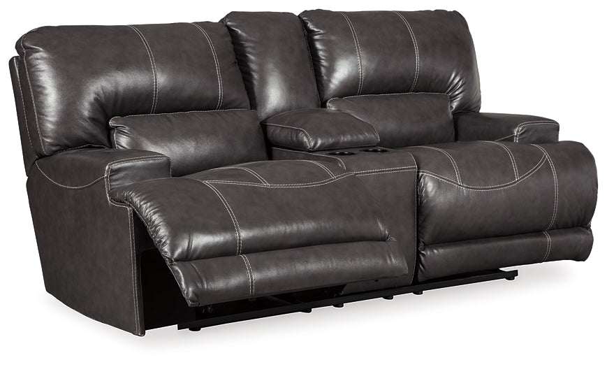 McCaskill DBL Rec Loveseat w/Console