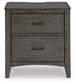 Montillan King Panel Bed with Mirrored Dresser and Nightstand