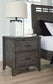 Montillan Queen Panel Bed with Mirrored Dresser and 2 Nightstands