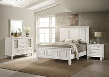 Load image into Gallery viewer, Sandy Beach 4-piece Queen Bedroom Set Cream White
