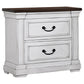 Hillcrest 5-piece Eastern King Bedroom Set Distressed White