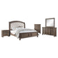 Emmett 5-piece Eastern King Bedroom Set Walnut