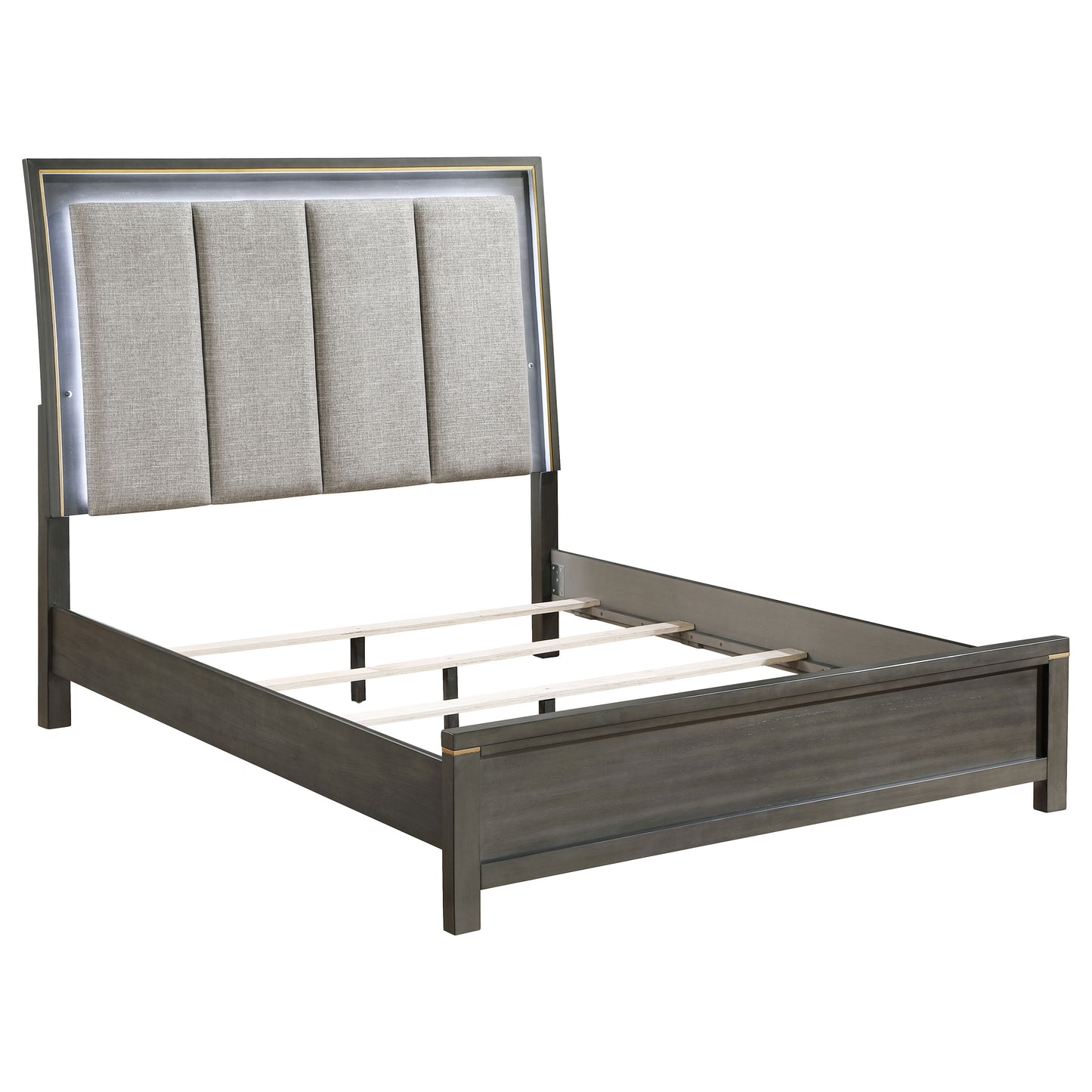 Kieran 4-piece Eastern King Bedroom Set Grey