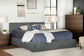 Gregory Upholstered Full Panel Bed Graphite