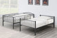 Anson Twin Over Twin Bunk Bed Gunmetal