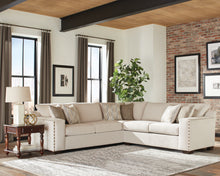 Load image into Gallery viewer, Aria Upholstered Track Arm Sectional Sofa Oatmeal

