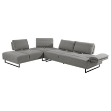 Load image into Gallery viewer, Arden Upholstered Sectional Sofa with Adjustable Back Taupe
