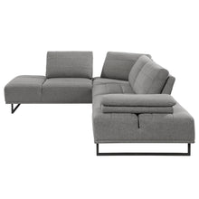 Load image into Gallery viewer, Arden Upholstered Sectional Sofa with Adjustable Back Taupe

