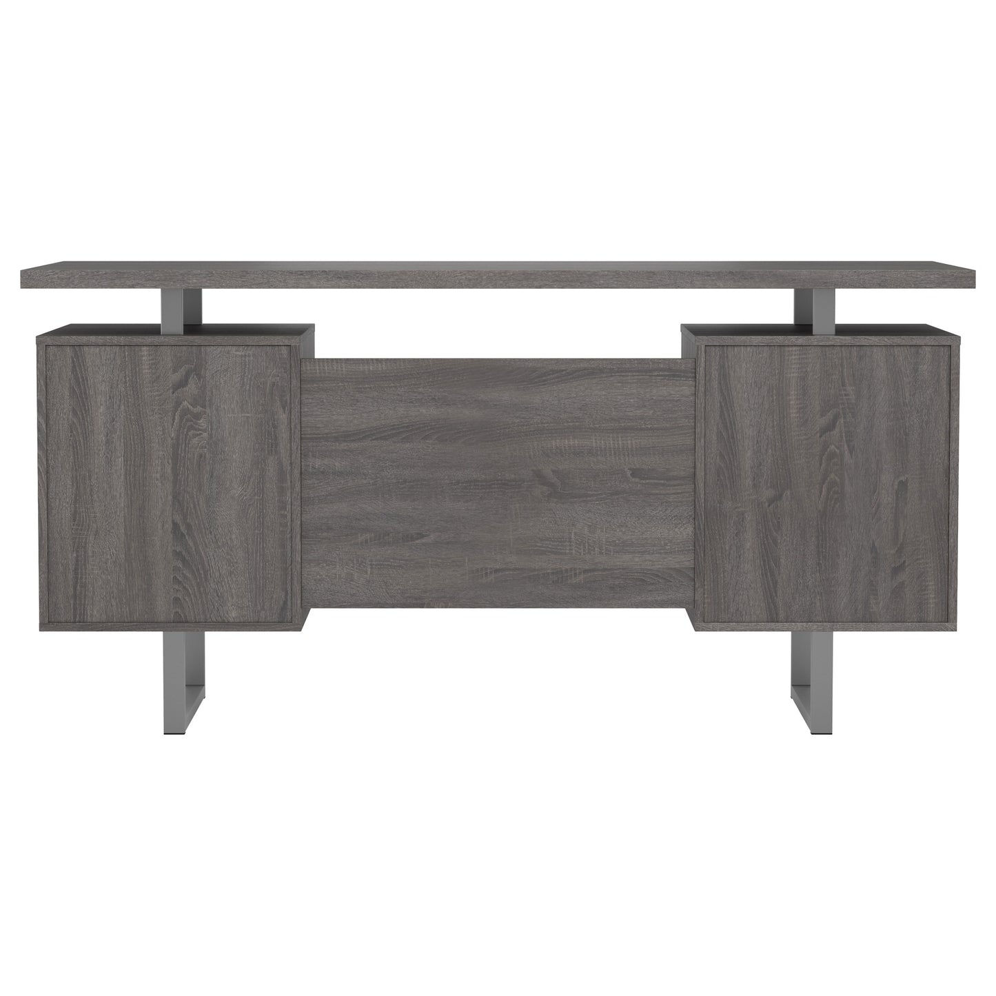 Lawtey 60-inch 2-drawer Office Computer Desk Weathered Grey