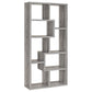 Theo 71-inch 7-shelf Bookshelf Grey Driftwood