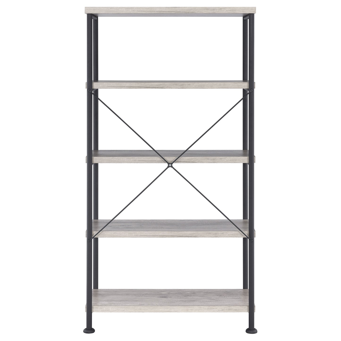 Analiese 63-inch 4-shelf Bookshelf Grey Driftwood