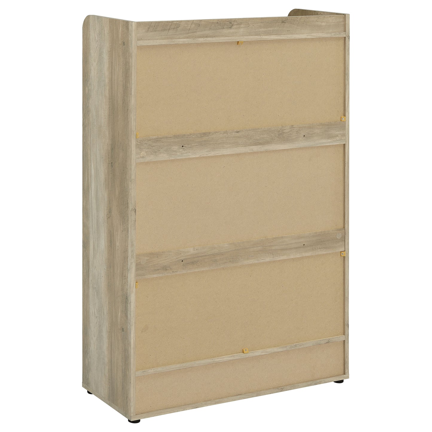 Denia 3-tier Engineered Wood Shoe Cabinet White